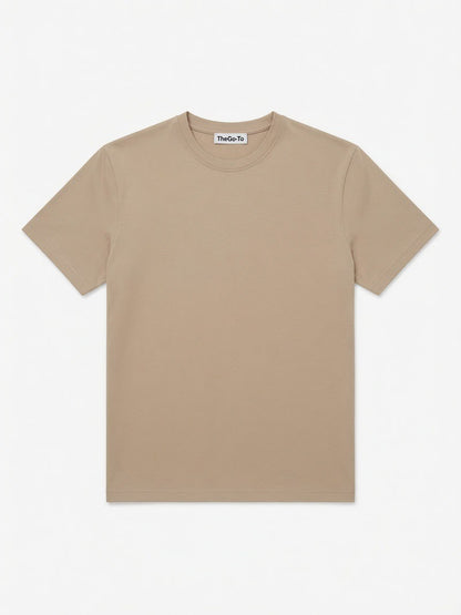 Basic Essential Tee - Beige
