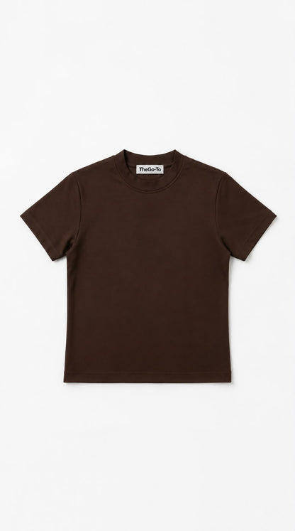 Everyday Essential Tee - Brown