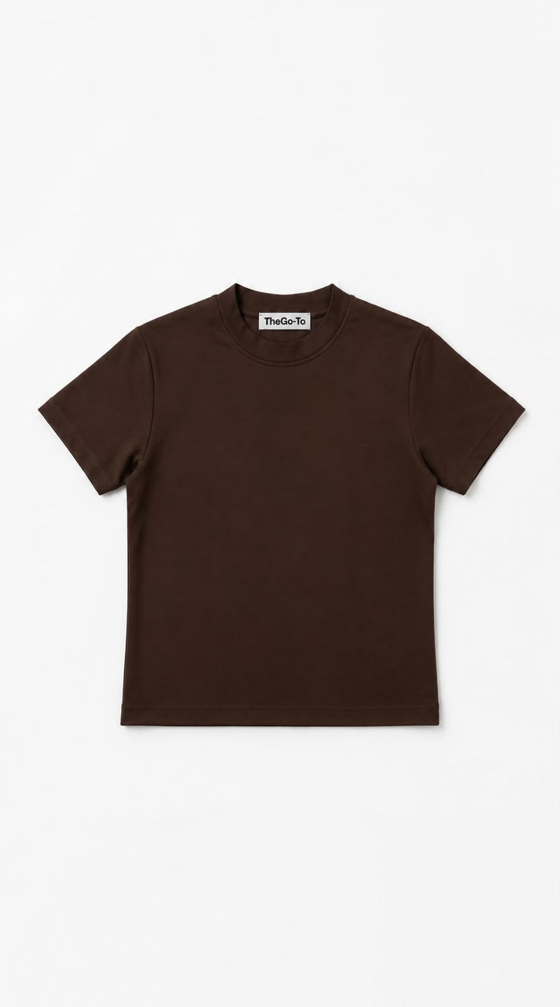 Everyday Essential Tee - Brown