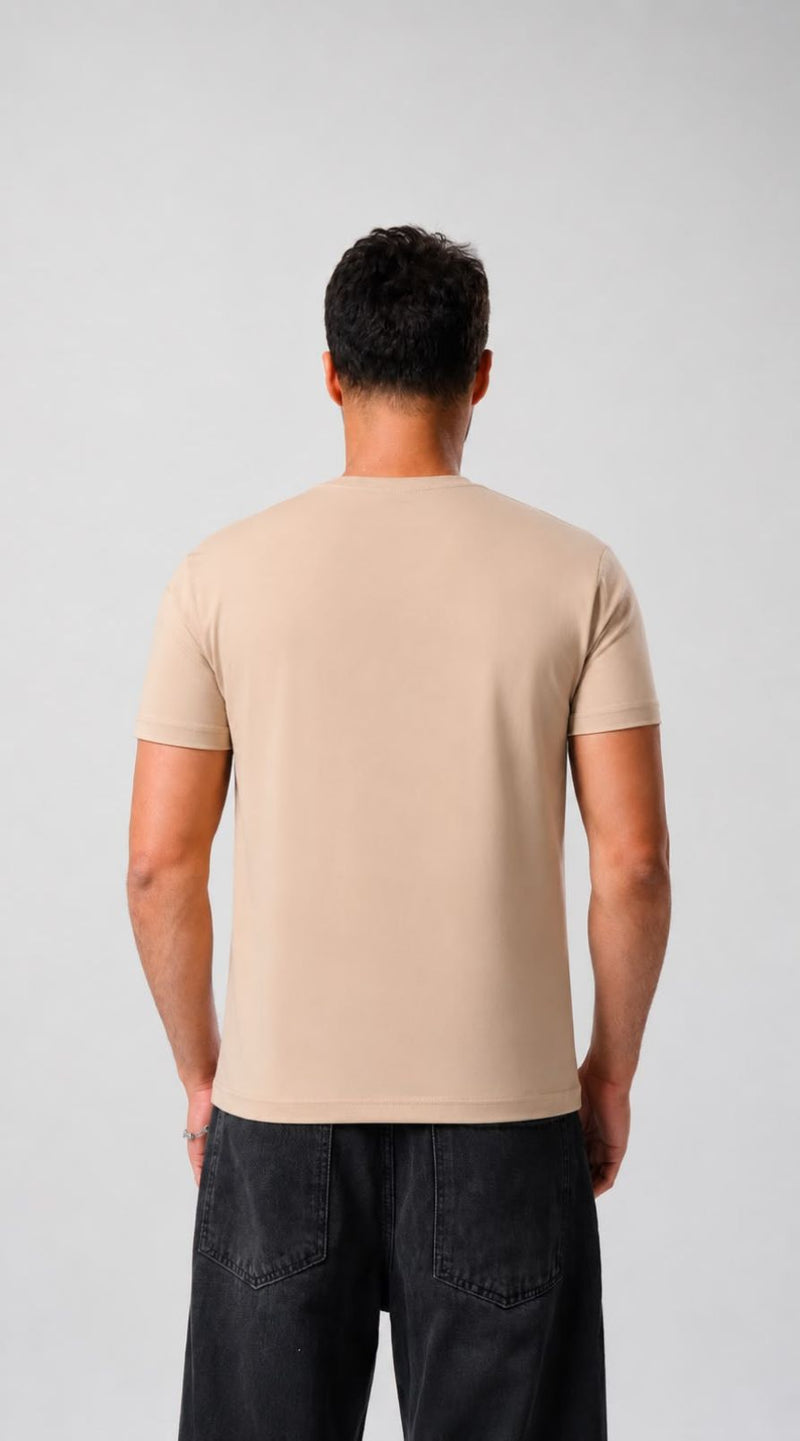 Basic Essential Tee - Beige