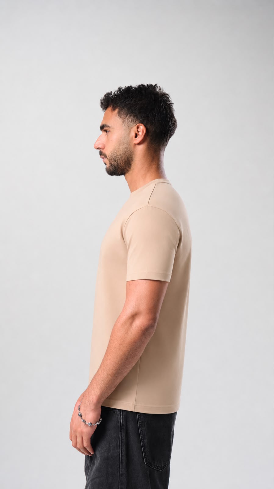 Basic Essential Tee - Beige